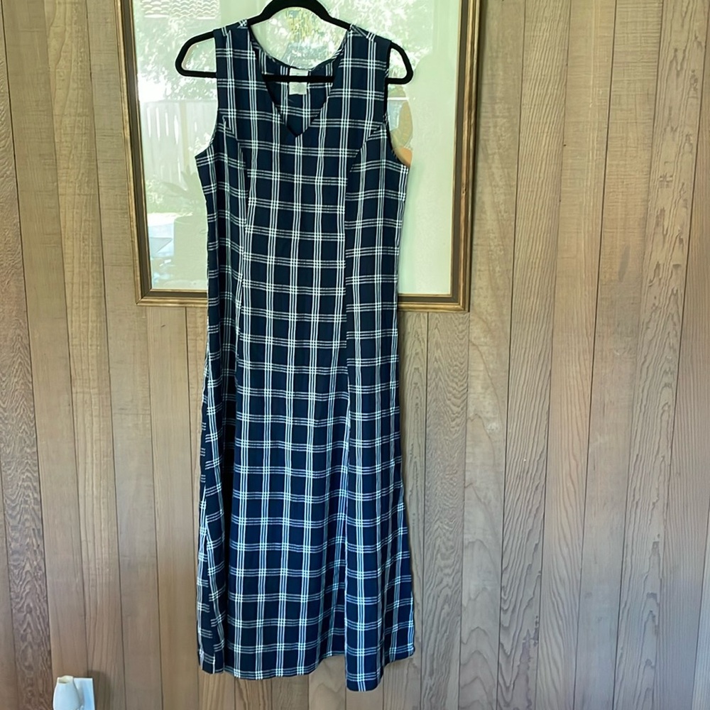 VTG Old Navy Plaid Maxi Dress